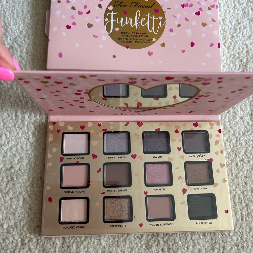Too Faced Funfetti Eyeshadow Palette — Pink, Mauve